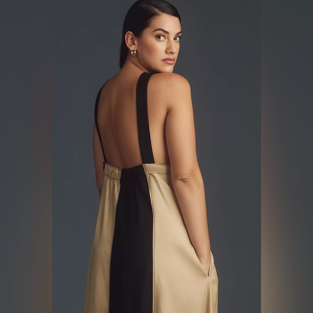 MAEVE The Ami Linen Halter Maxi Dress - Picture 4 of 7